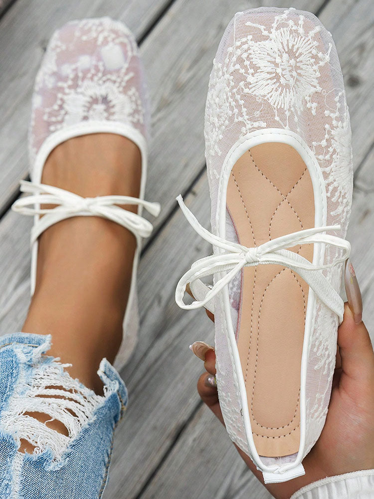 Lace Ballet Flats