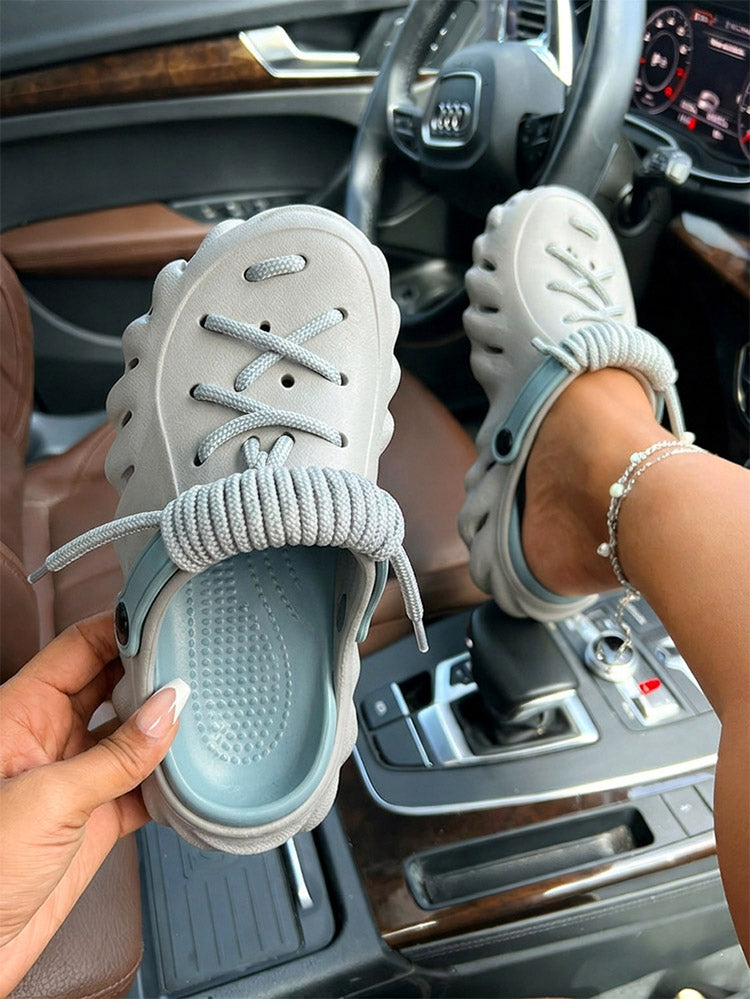 The Urban Rope Lace Clogs