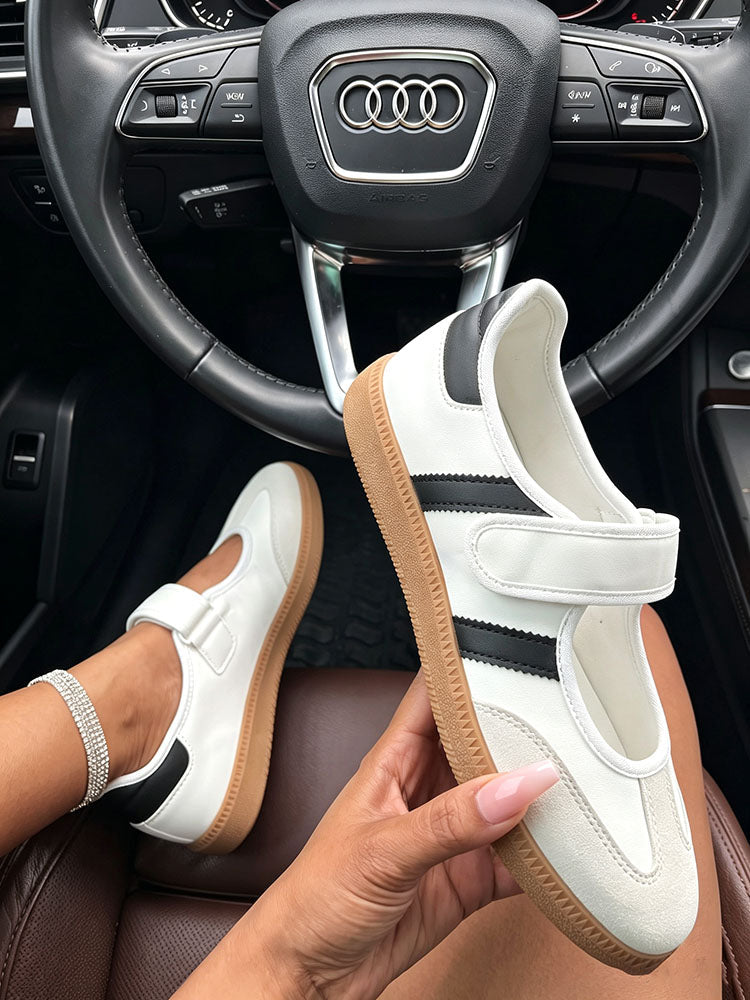 Retro Mary Jane Flats