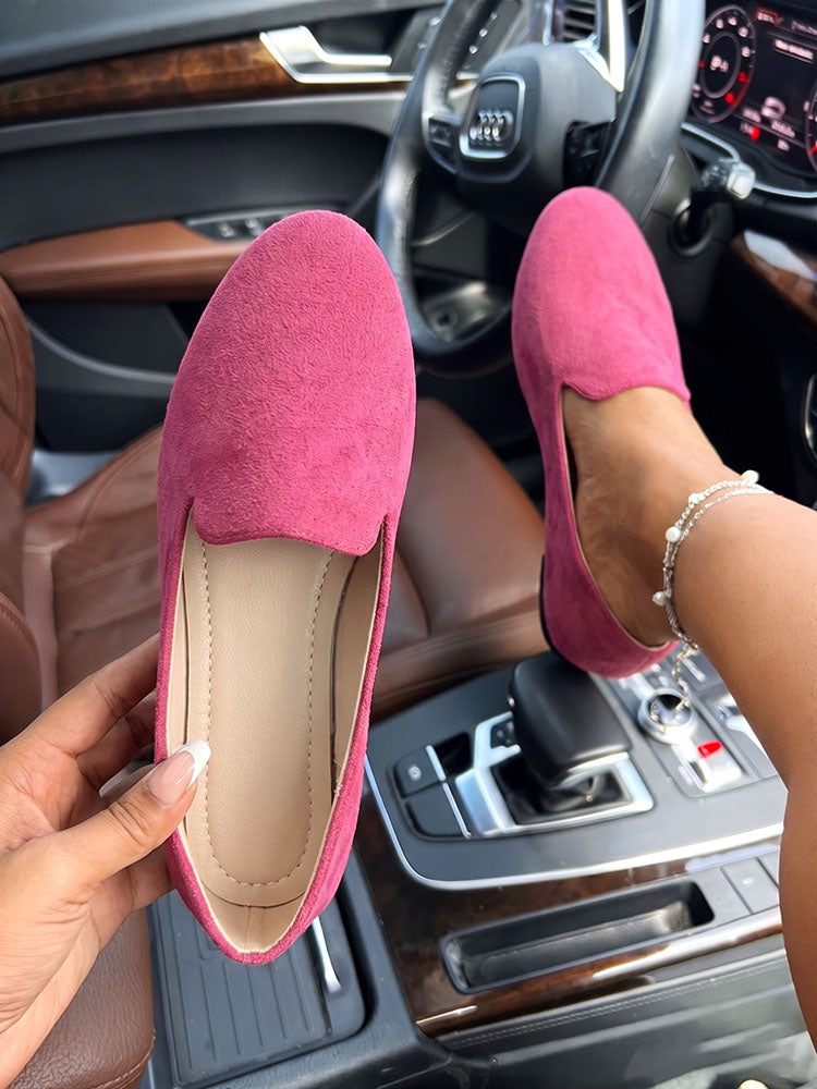 Essential Solid Flat Loafers