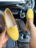 Essential Solid Flat Loafers