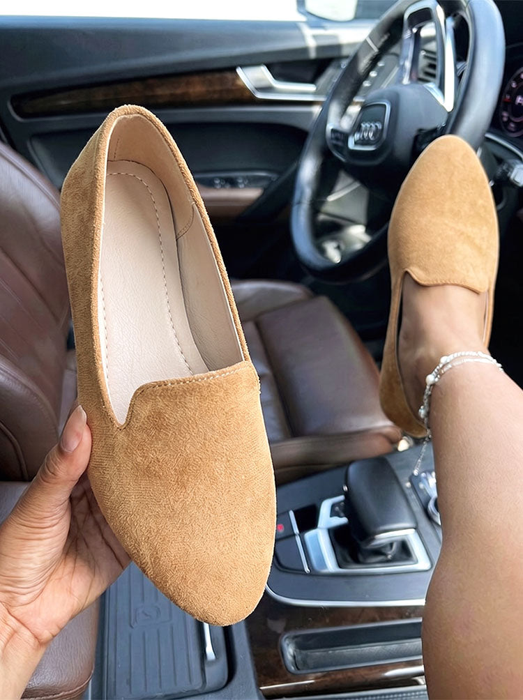 Essential Solid Flat Loafers