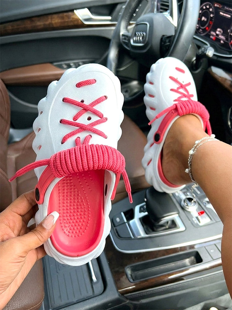 The Urban Rope Lace Clogs