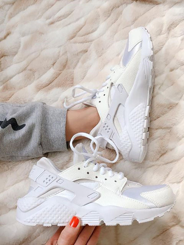 Breathable Lace-Up Sneakers - Bold Muse Co
