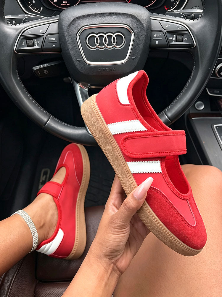 Retro Mary Jane Flats