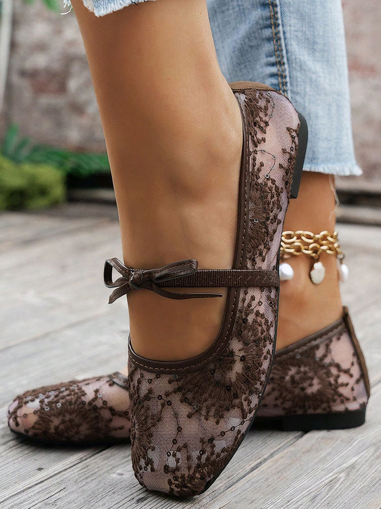 Lace Ballet Flats