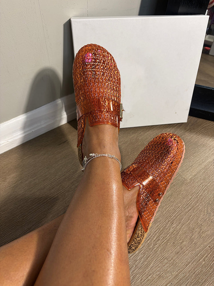 Cute Jelly Clog Slides