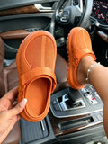 Air Mesh Hybrid Platform Clogs
