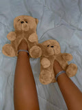 Fluffy Teddy Bear Slippers - Bold Muse Co