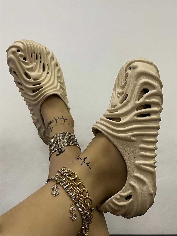 Hollow-Out EVA Slides - Bold Muse Co