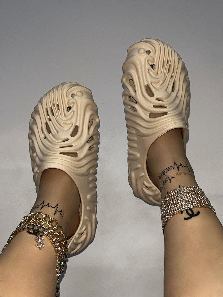 Hollow-Out EVA Slides - Bold Muse Co