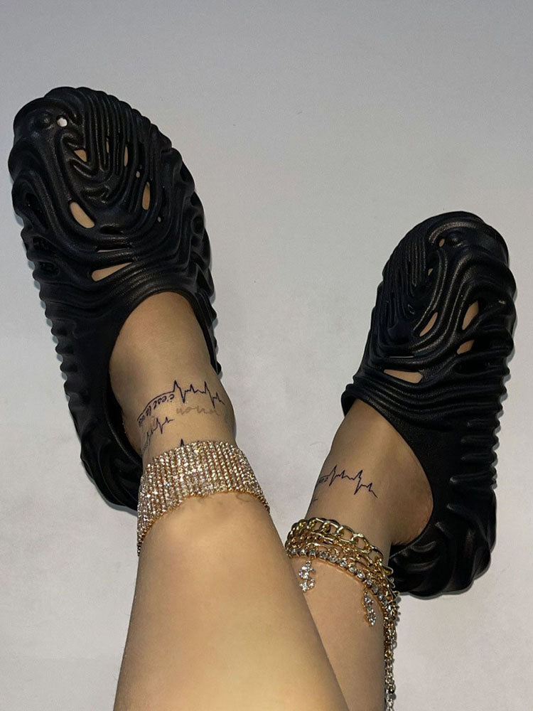 Hollow-Out EVA Slides - Bold Muse Co