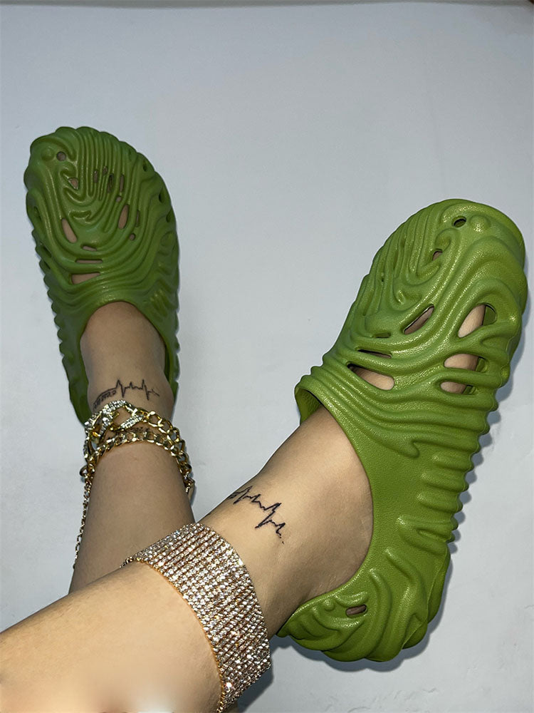 Hollow-Out EVA Slides - Bold Muse Co