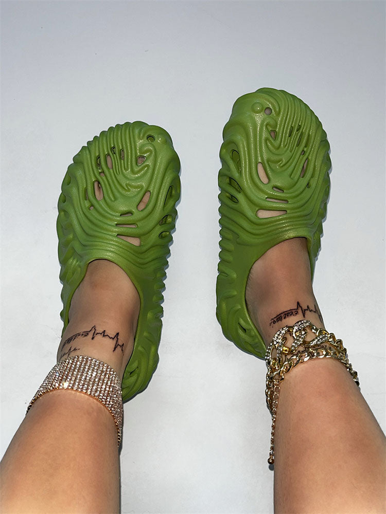 Hollow-Out EVA Slides - Bold Muse Co