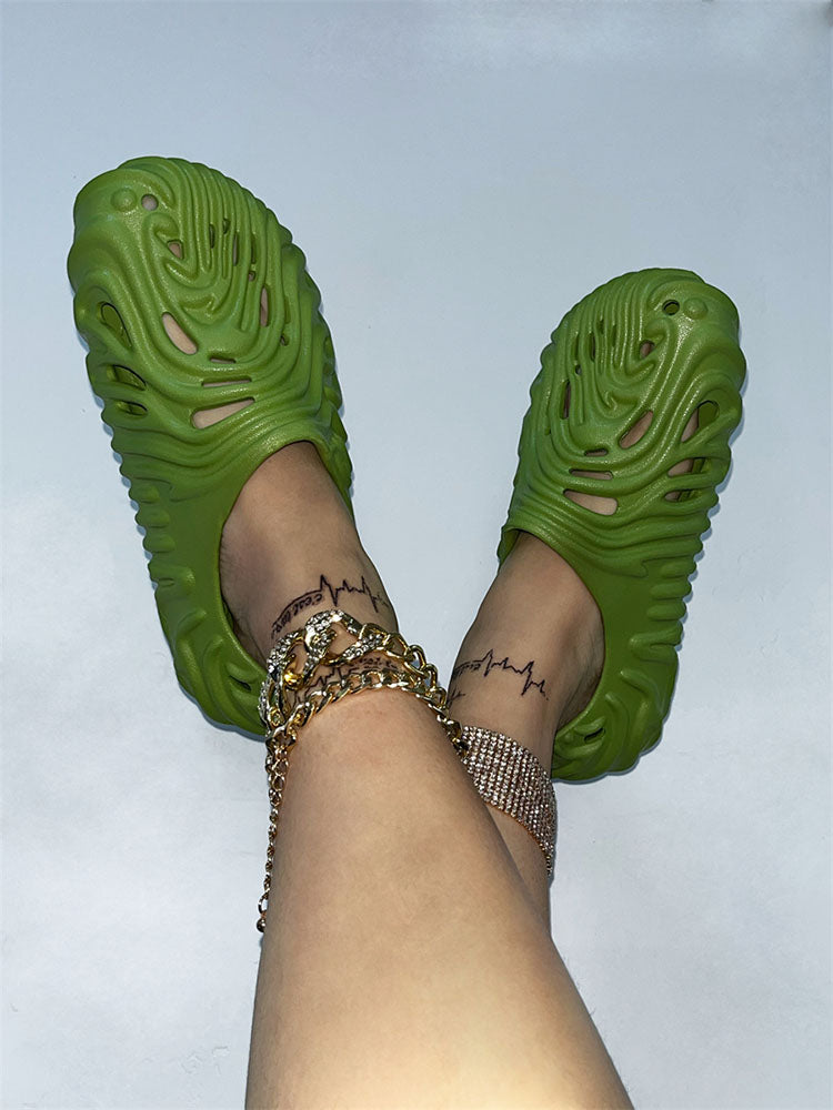 Hollow-Out EVA Slides - Bold Muse Co