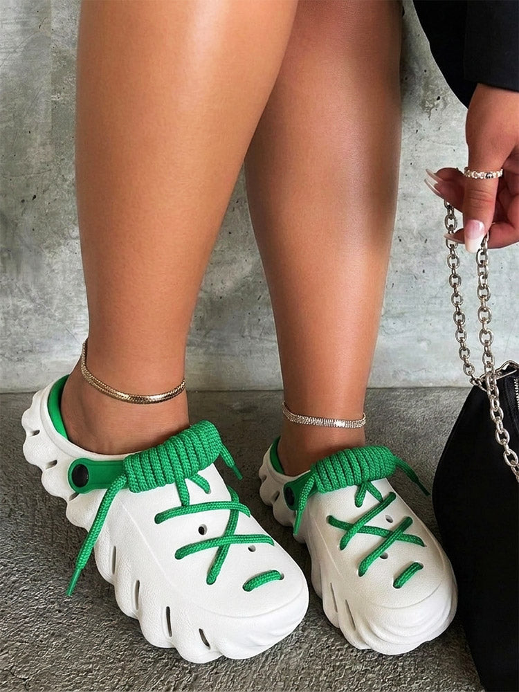 The Urban Rope Lace Clogs