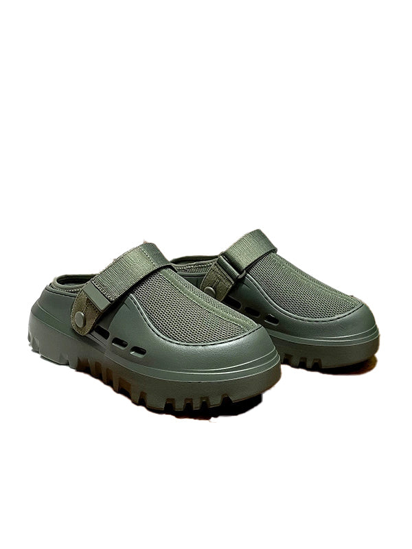 Air Mesh Hybrid Platform Clogs