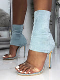 Open Toe Suede Sandals - Bold Muse Co