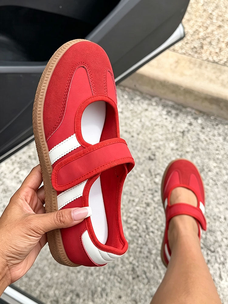 Retro Mary Jane Flats