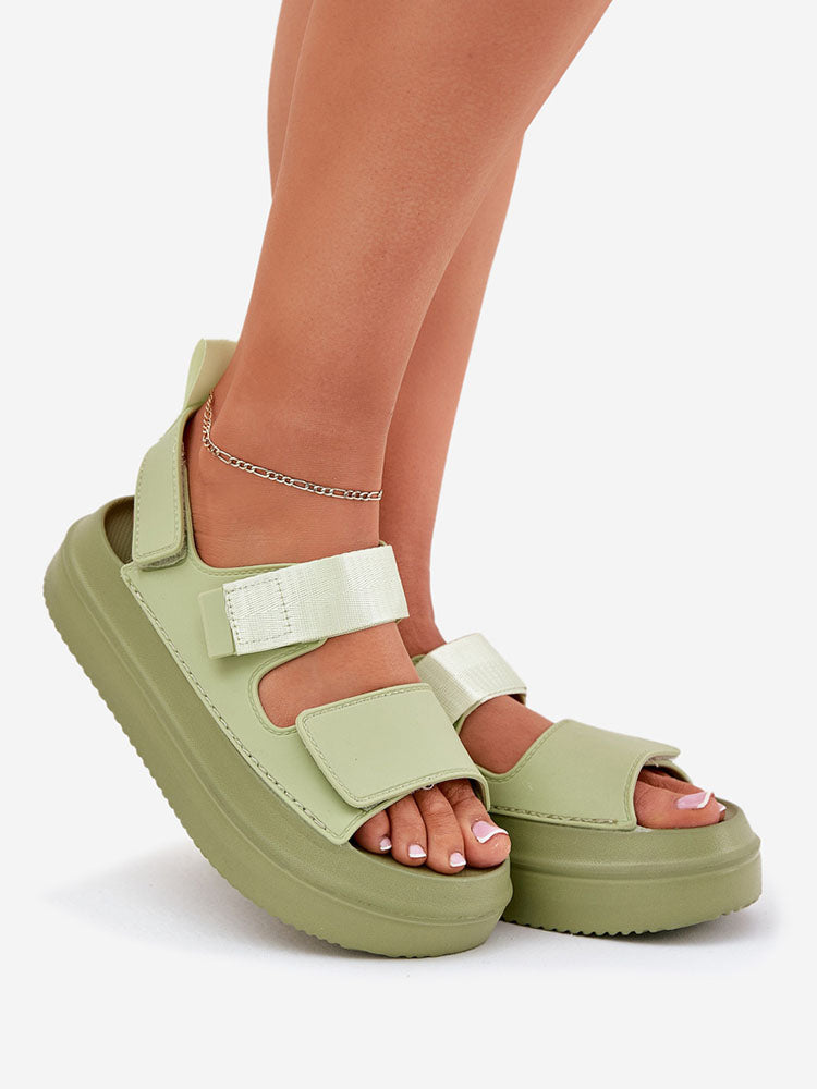Easygoing Double Velcro Sandals