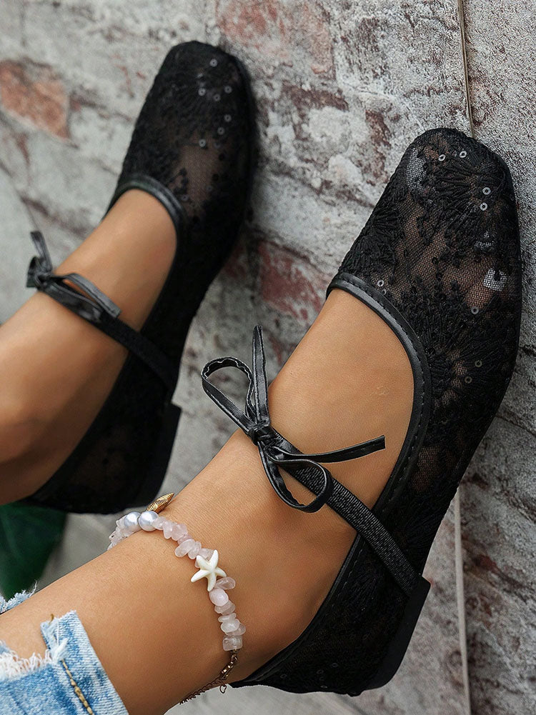 Lace Ballet Flats