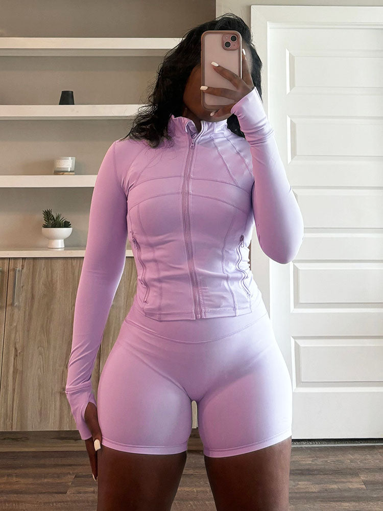 Shape Jacket & Shorts Activewear Set