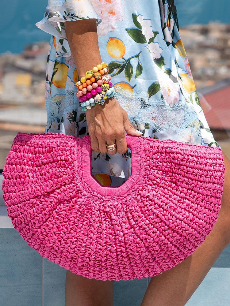 Beach Vibe Straw Bag & Hat - Bold Muse Co