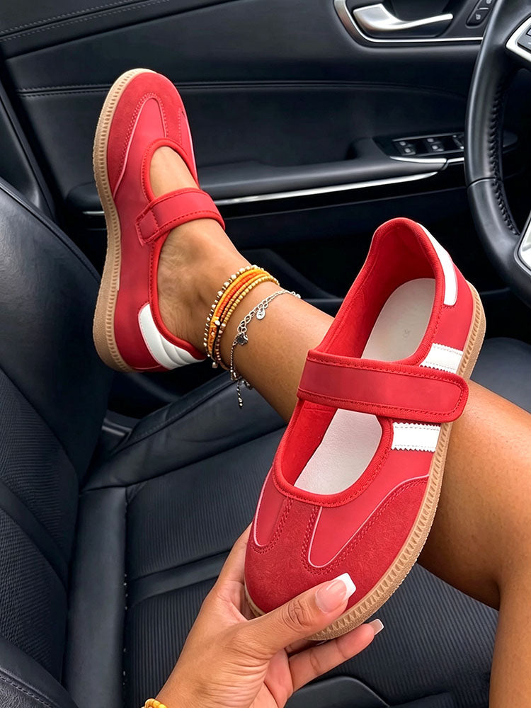 Retro Mary Jane Flats