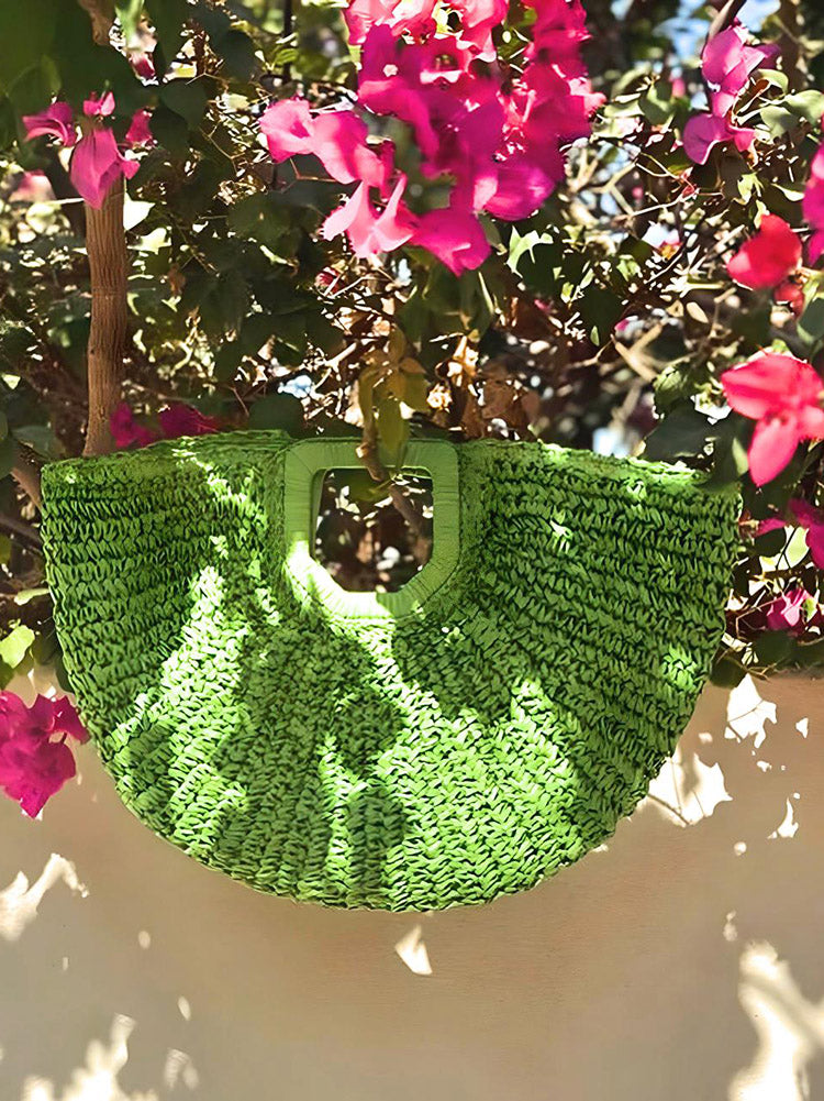 Beach Vibe Straw Bag & Hat - Bold Muse Co