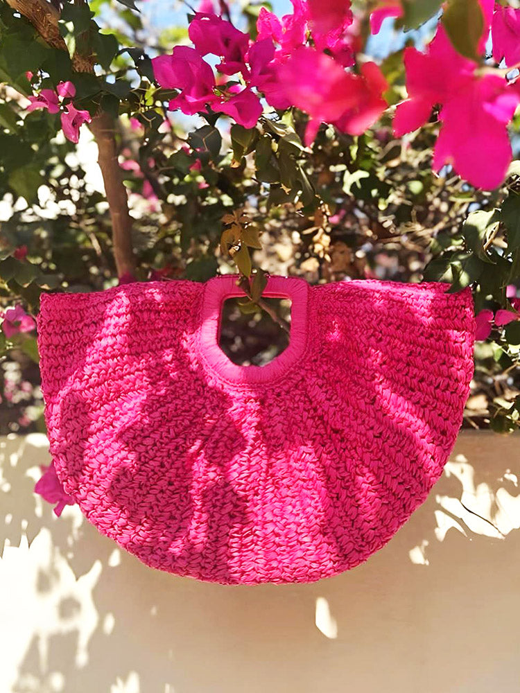 Beach Vibe Straw Bag & Hat - Bold Muse Co
