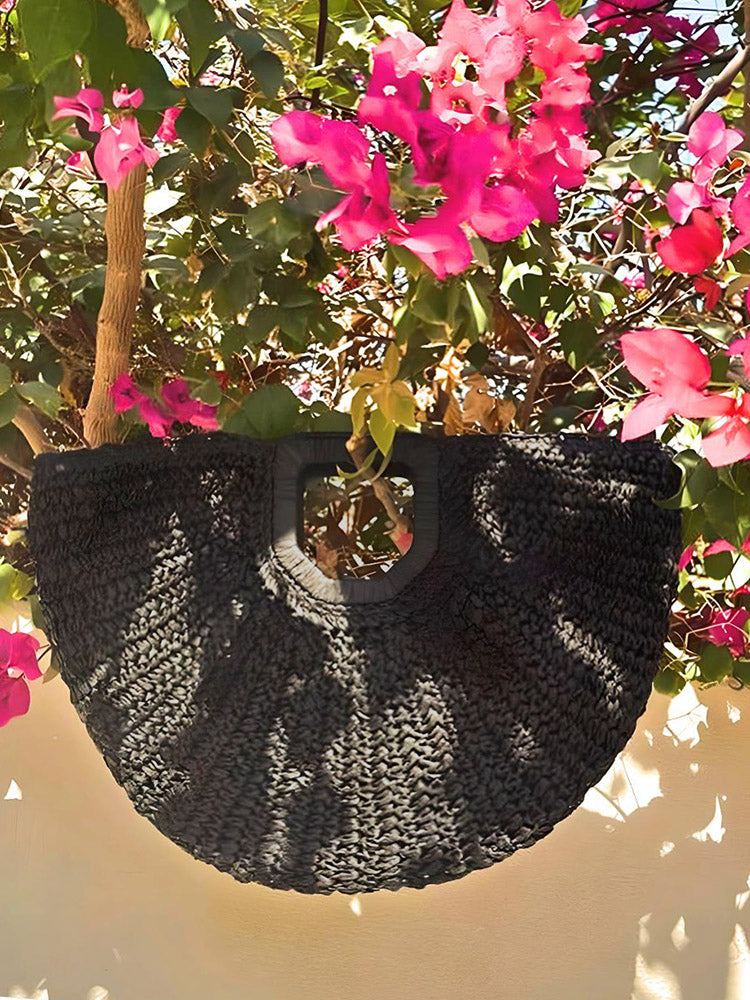 Beach Vibe Straw Bag & Hat - Bold Muse Co