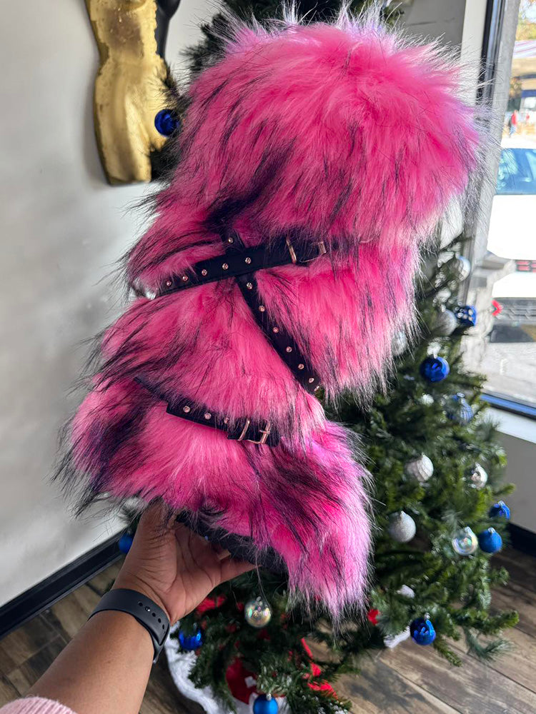 Buckle Faux Fur Boots - Bold Muse Co