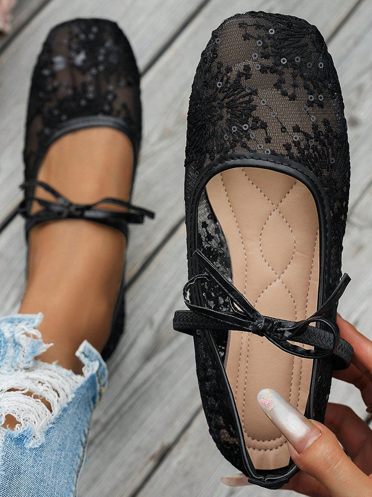 Lace Ballet Flats