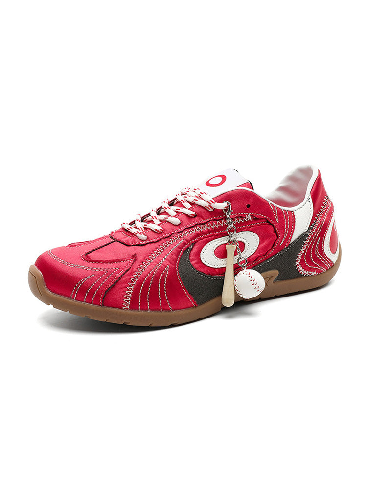 Athletic Contrast Charm Sneakers