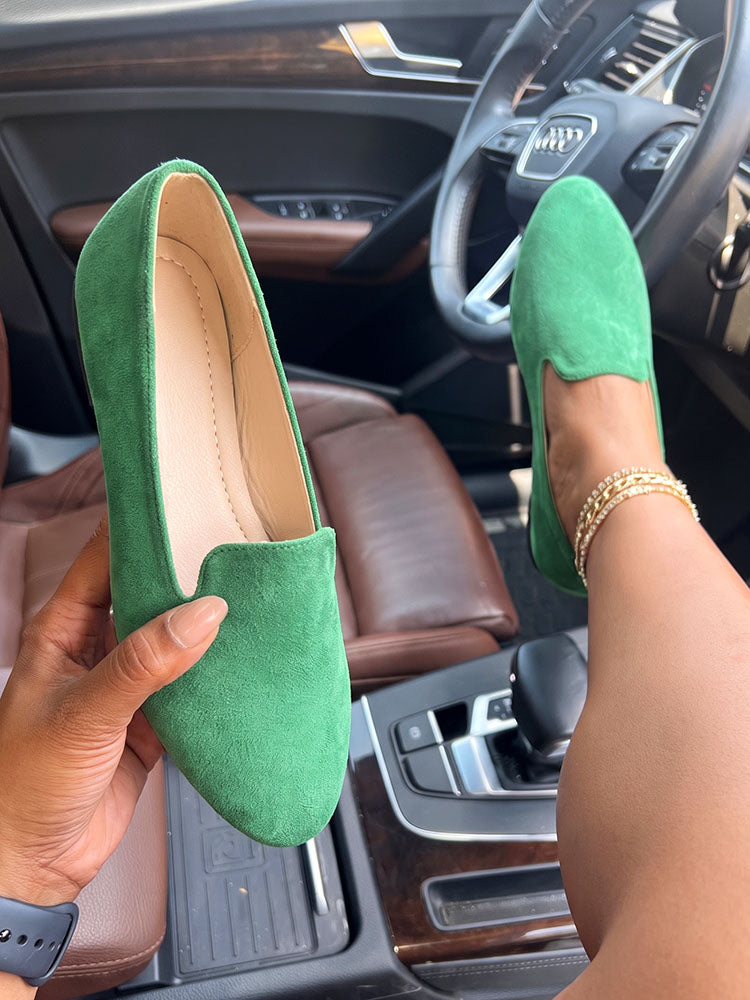 Essential Solid Flat Loafers