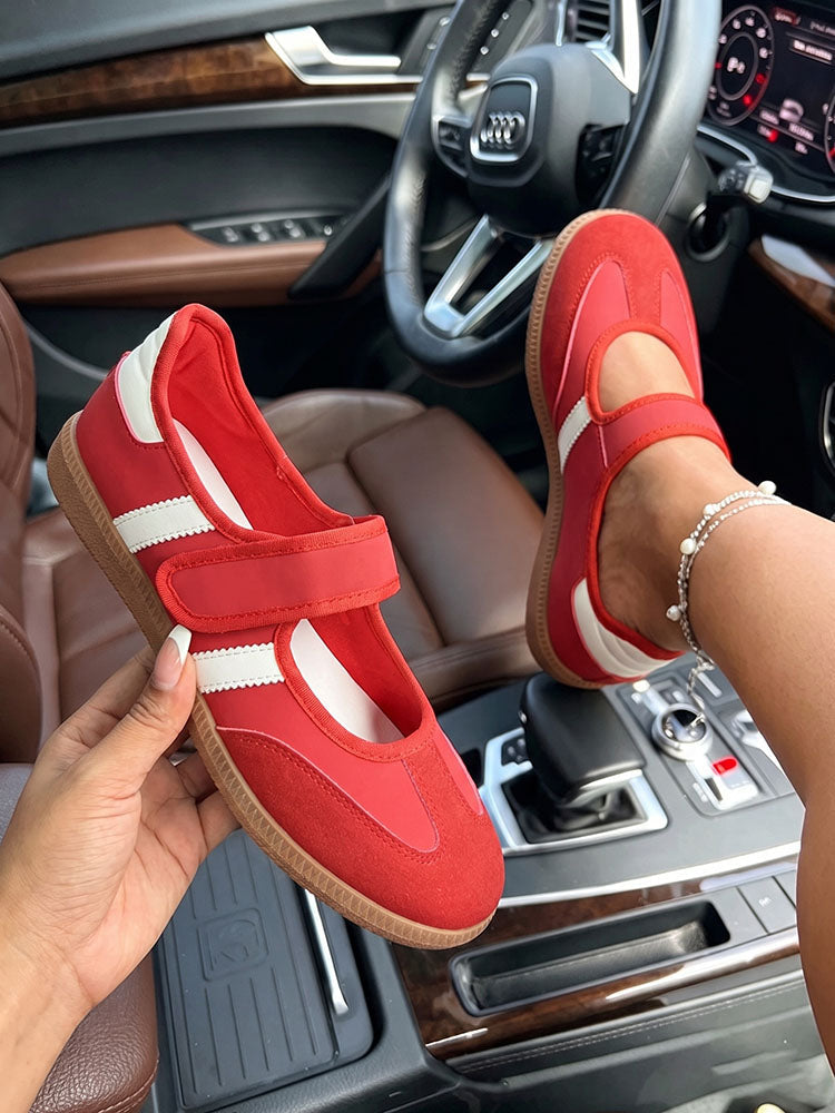 Retro Mary Jane Flats