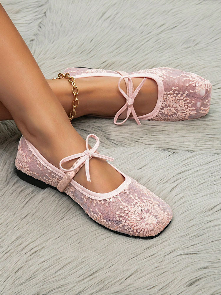 Lace Ballet Flats