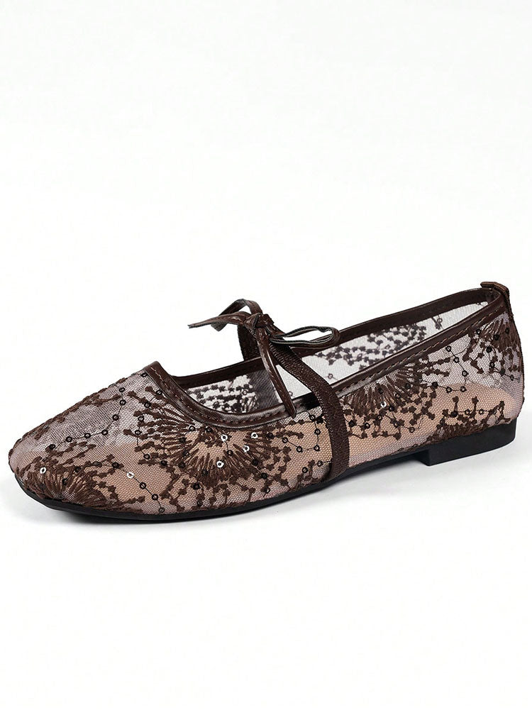 Lace Ballet Flats