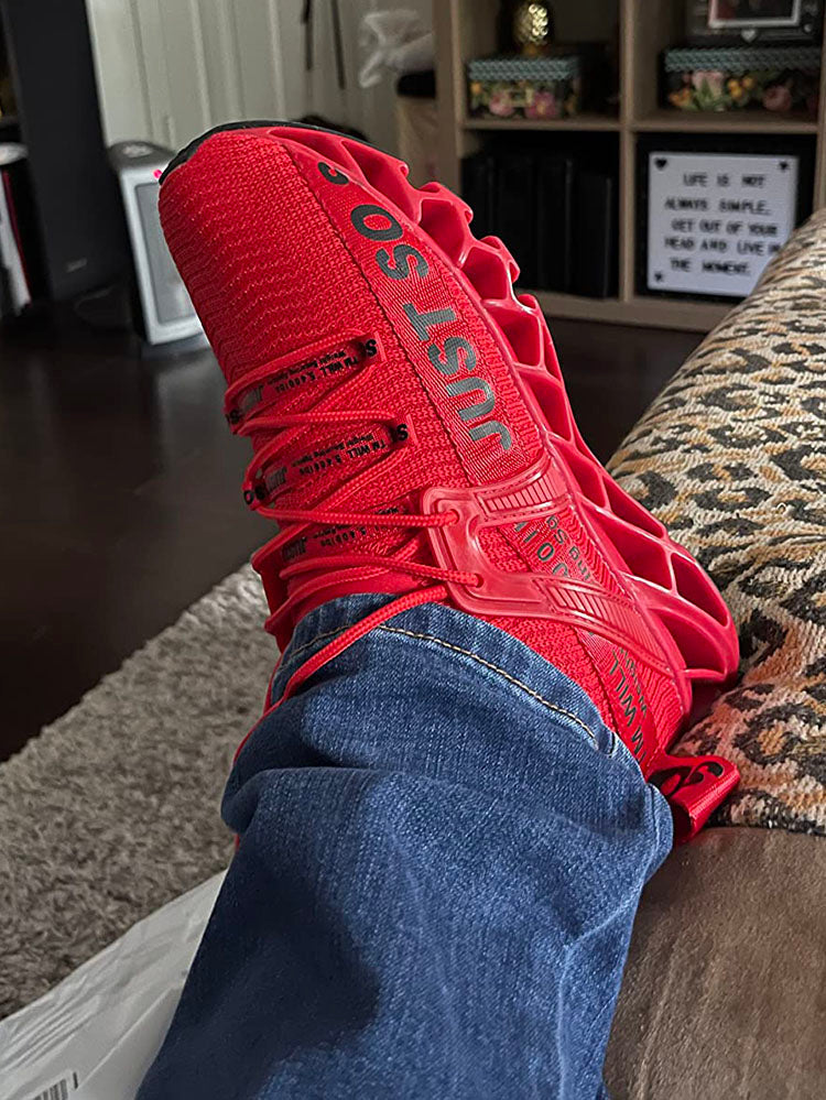 Letter Knit Sneakers - Bold Muse Co