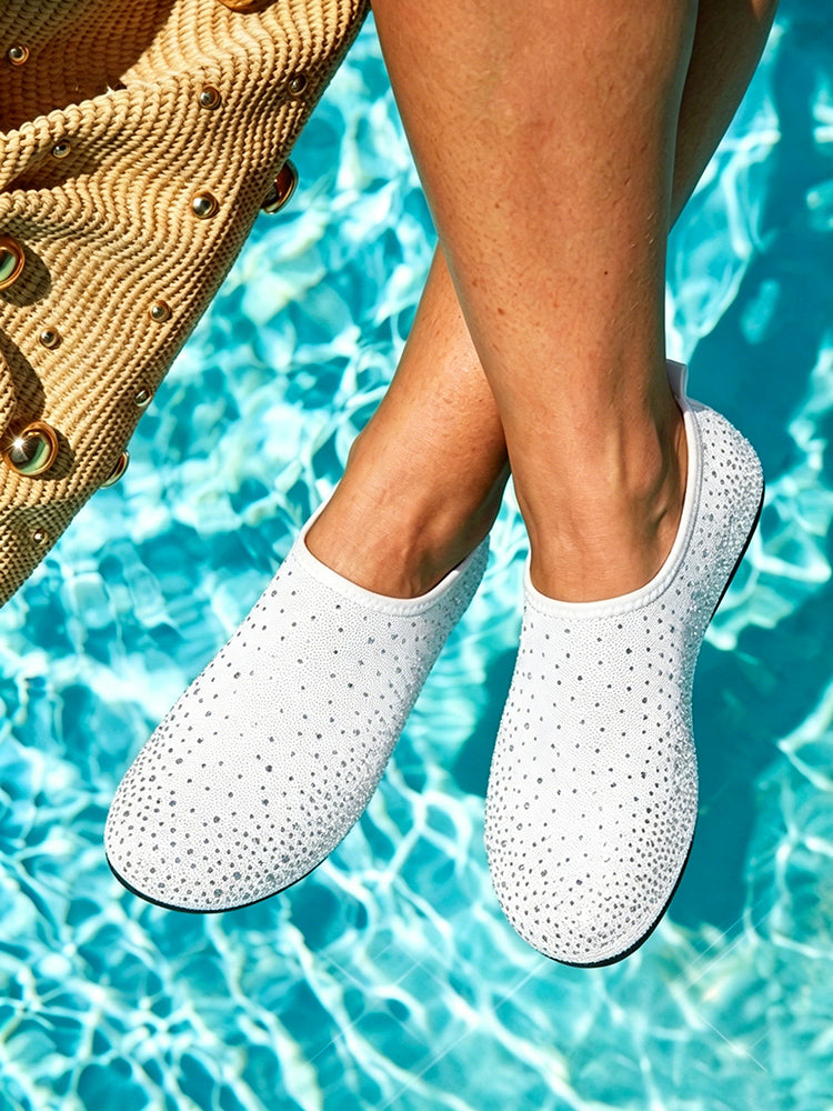 Rhinestone Barefoot Water Shoes