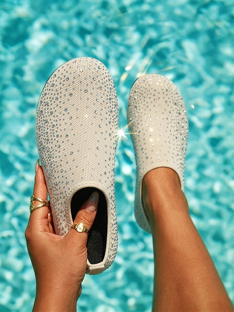 Rhinestone Barefoot Water Shoes