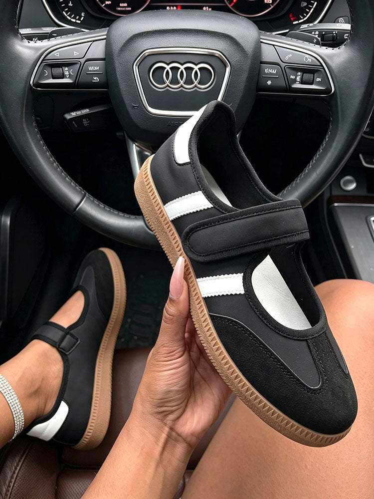 Retro Mary Jane Flats