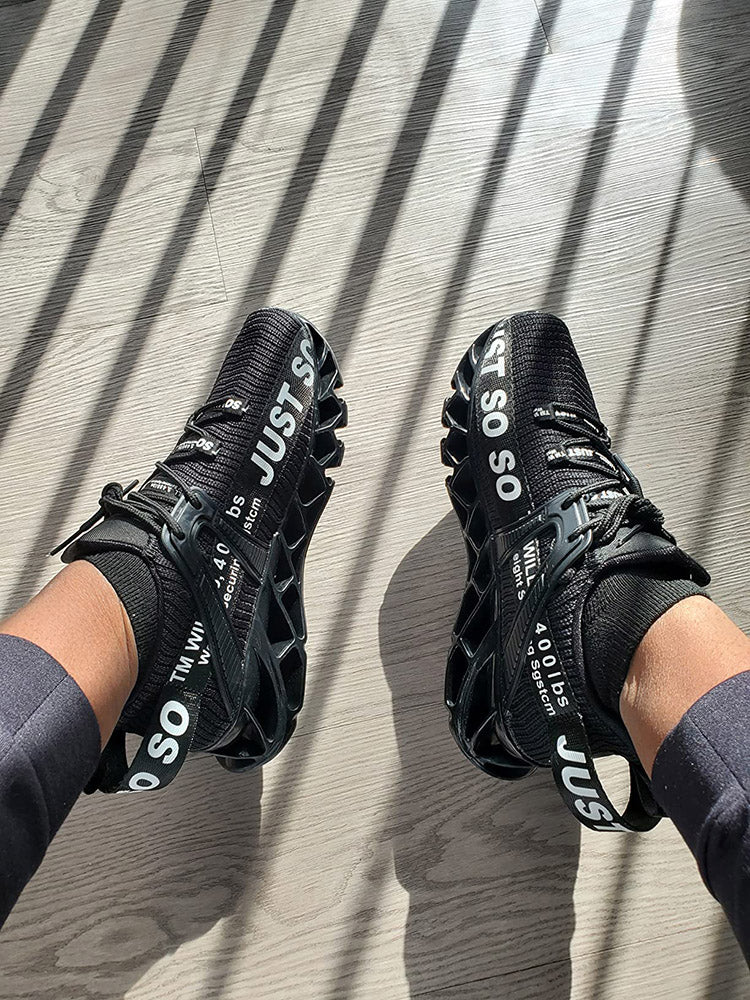 Letter Knit Sneakers - Bold Muse Co