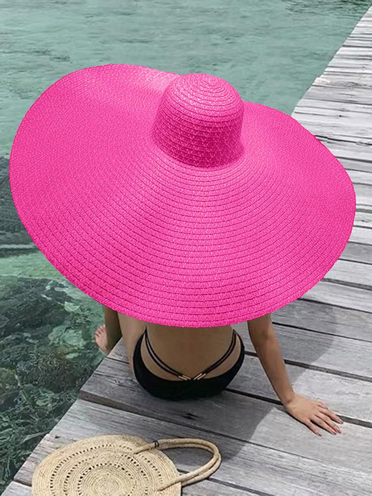 Beach Vibe Straw Bag & Hat - Bold Muse Co