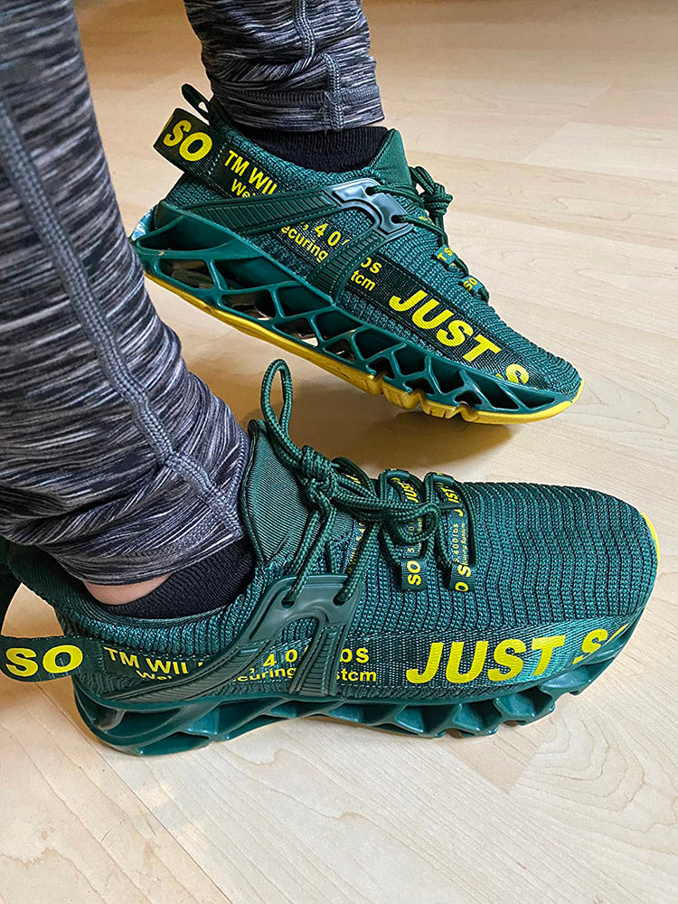 Letter Knit Sneakers - Bold Muse Co