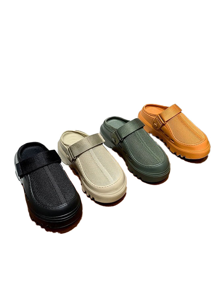 Air Mesh Hybrid Platform Clogs