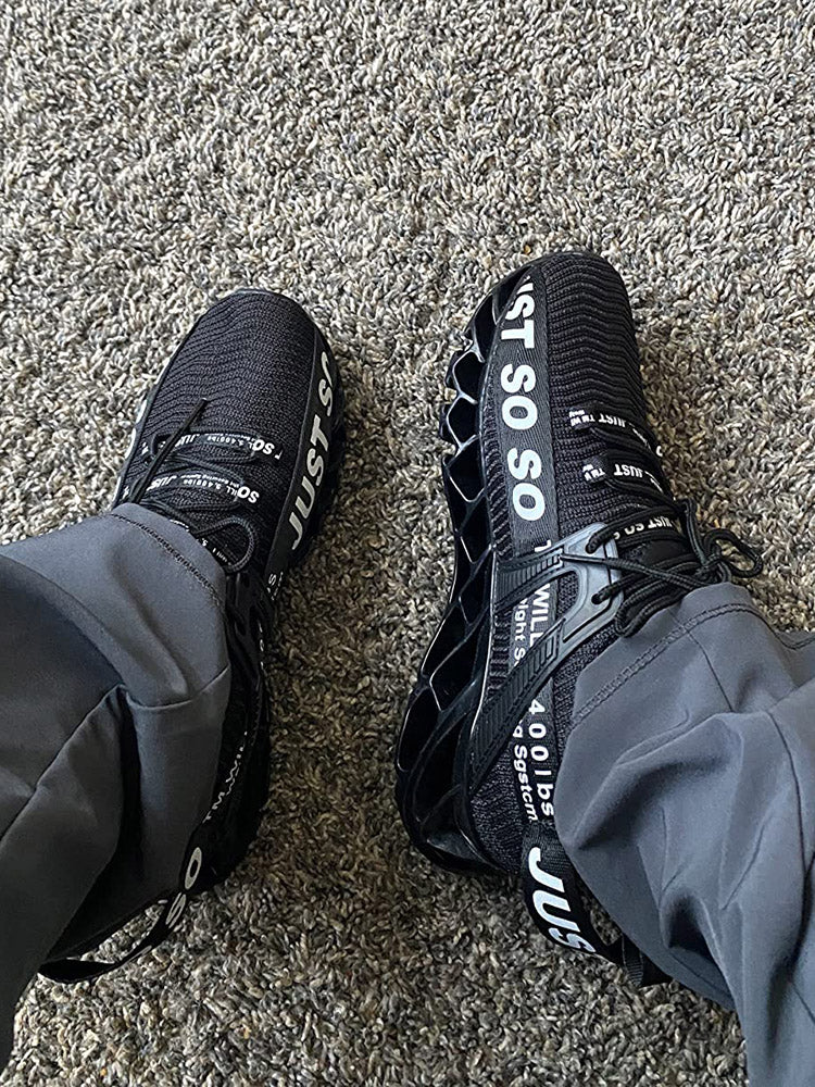 Letter Knit Sneakers - Bold Muse Co