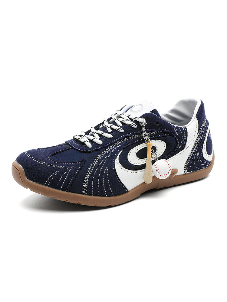 Athletic Contrast Charm Sneakers