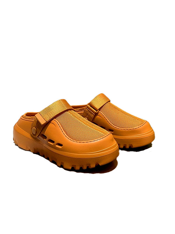 Air Mesh Hybrid Platform Clogs