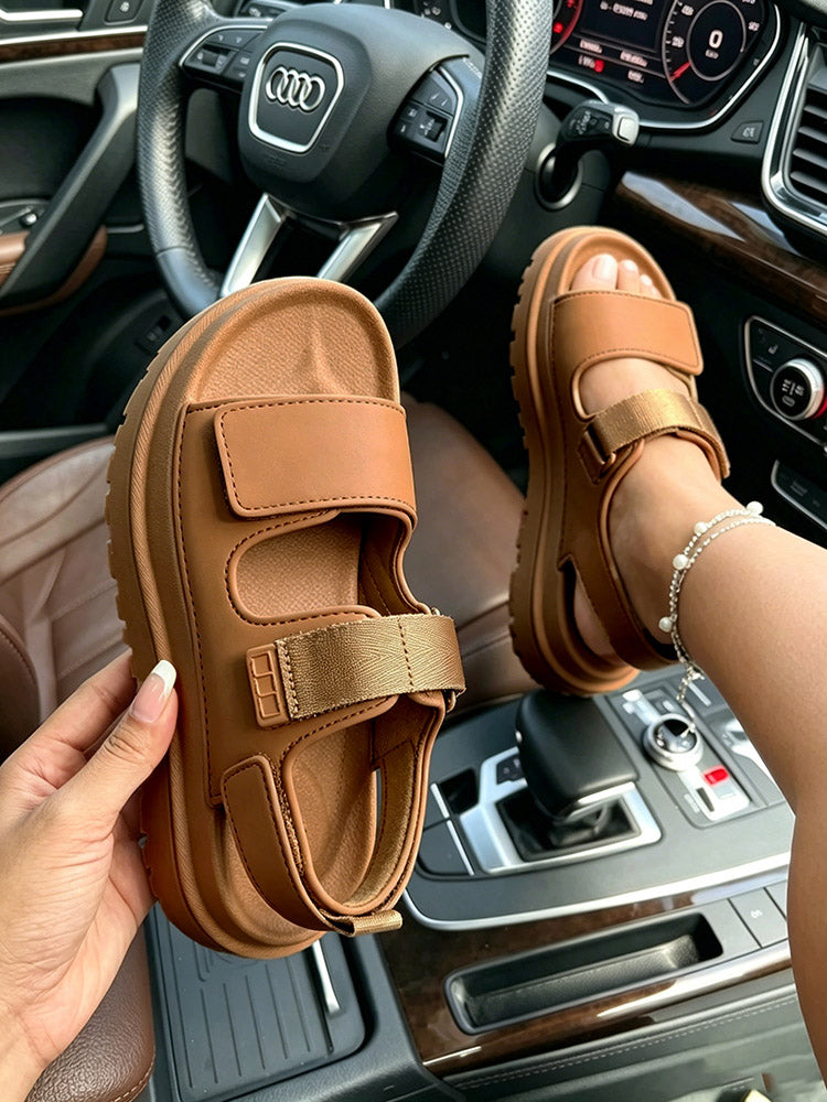 Easygoing Double Velcro Sandals